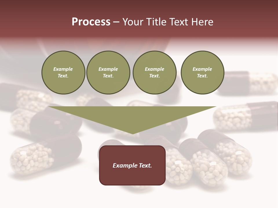 A Bottle Of Pills Next To Some Pills On A Table PowerPoint Template