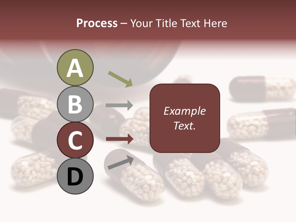 A Bottle Of Pills Next To Some Pills On A Table PowerPoint Template