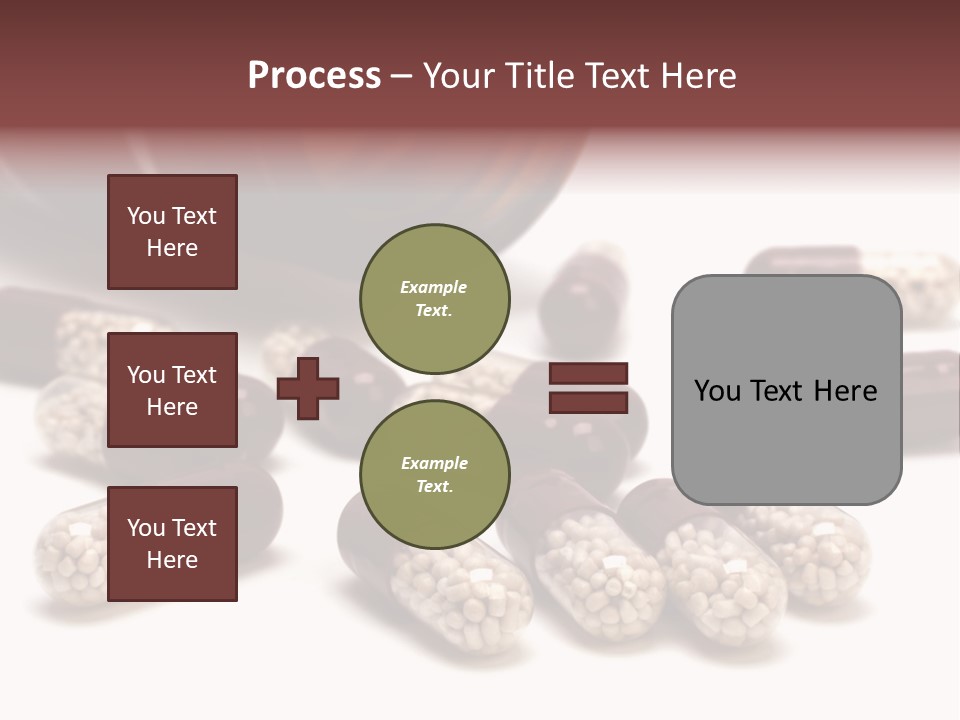 A Bottle Of Pills Next To Some Pills On A Table PowerPoint Template