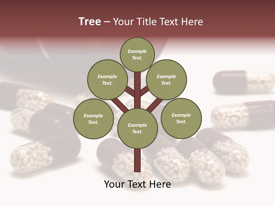 A Bottle Of Pills Next To Some Pills On A Table PowerPoint Template