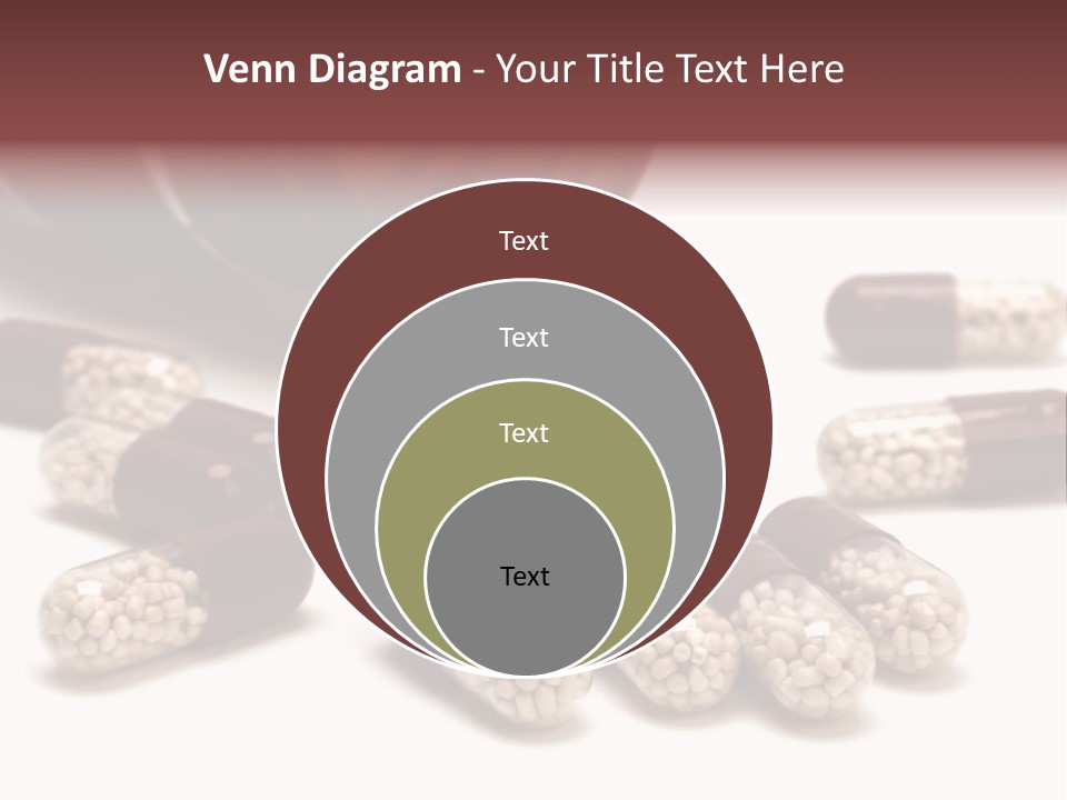 A Bottle Of Pills Next To Some Pills On A Table PowerPoint Template