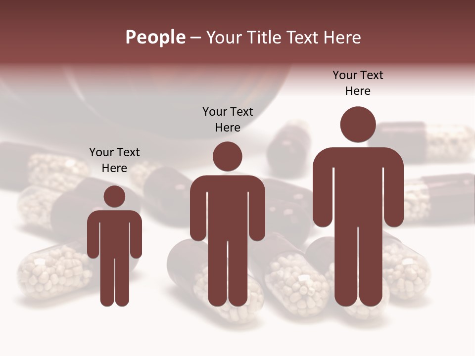 A Bottle Of Pills Next To Some Pills On A Table PowerPoint Template