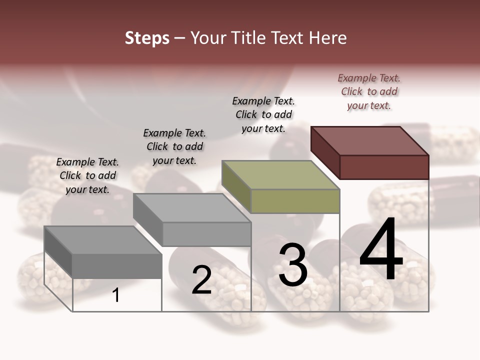 A Bottle Of Pills Next To Some Pills On A Table PowerPoint Template