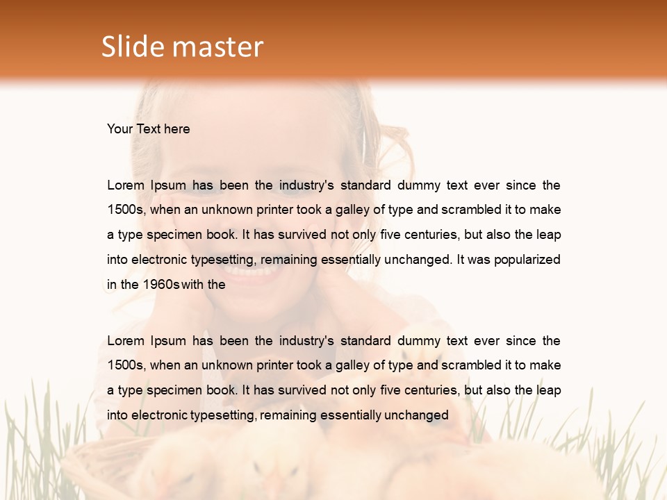 Smile Garden Lifestyle PowerPoint Template