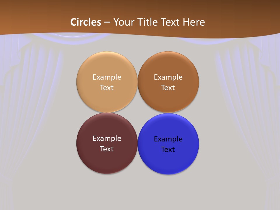 Decoration Cream Background PowerPoint Template