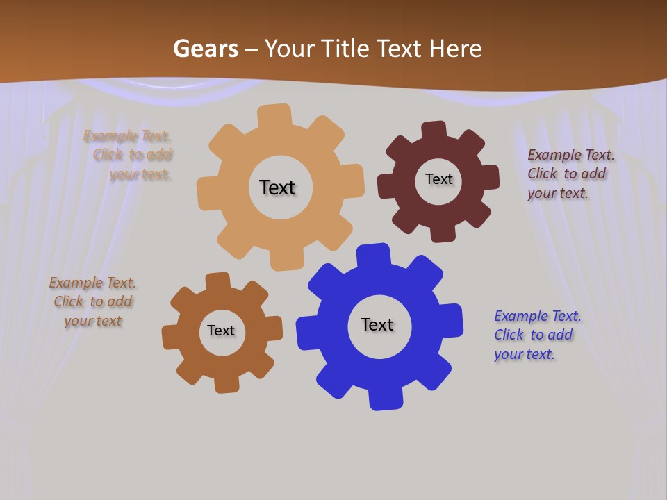 Decoration Cream Background PowerPoint Template