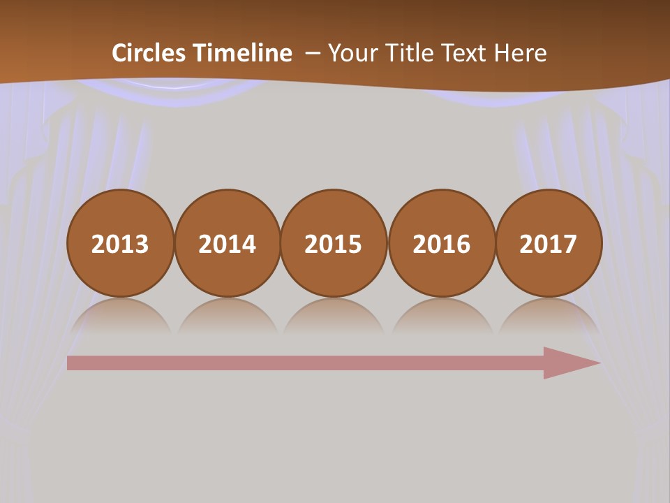 Decoration Cream Background PowerPoint Template