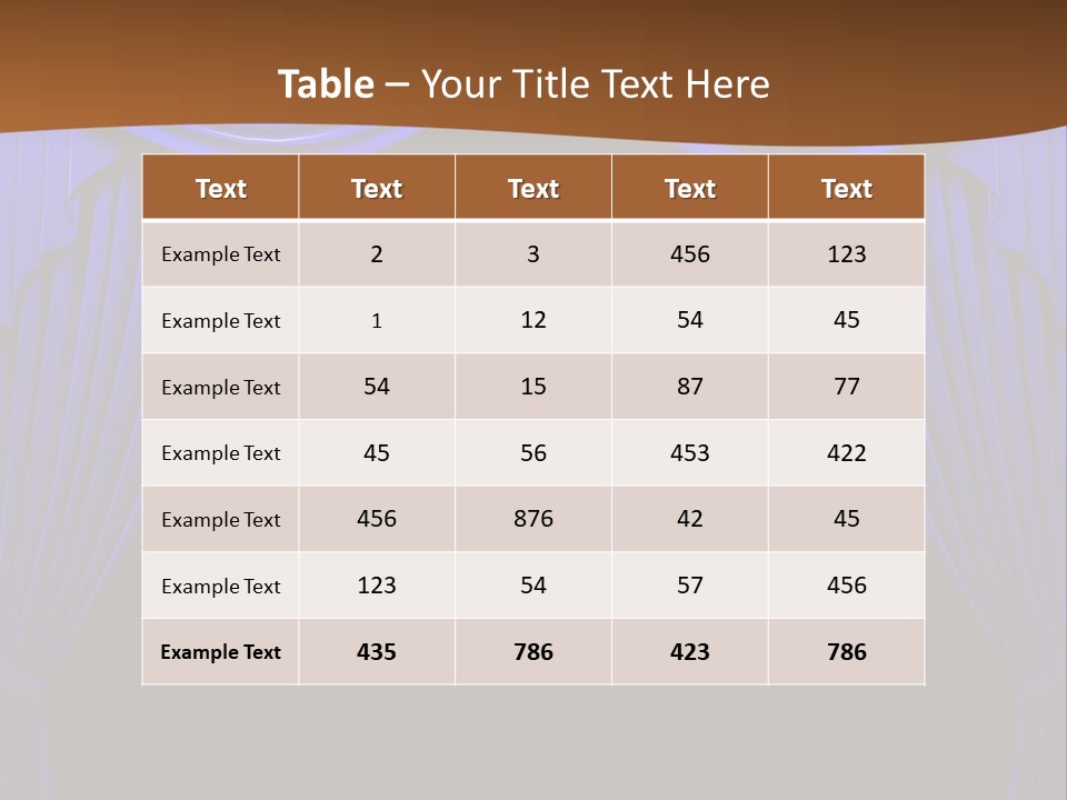 Decoration Cream Background PowerPoint Template