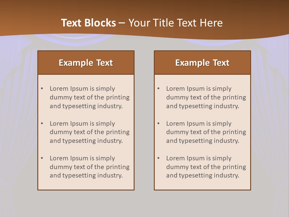 Decoration Cream Background PowerPoint Template