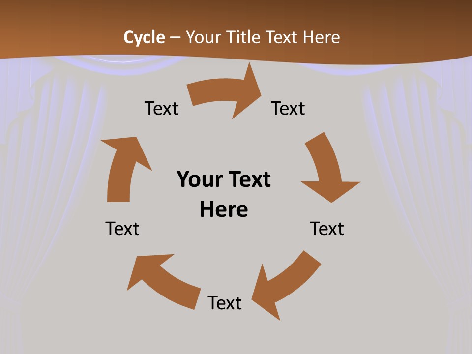 Decoration Cream Background PowerPoint Template