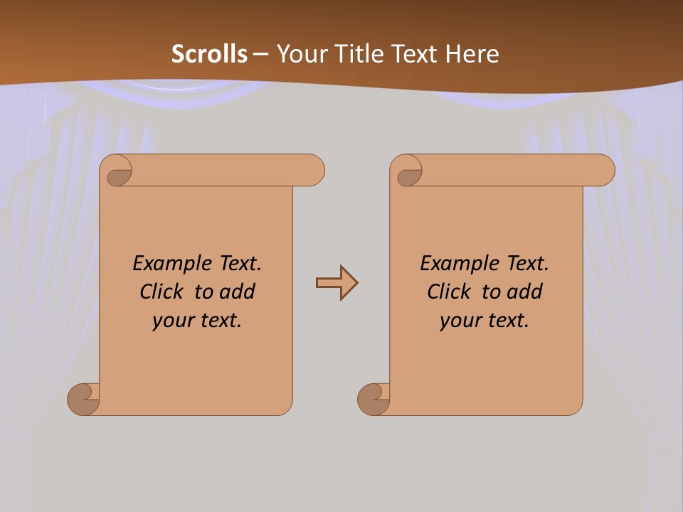 Decoration Cream Background PowerPoint Template