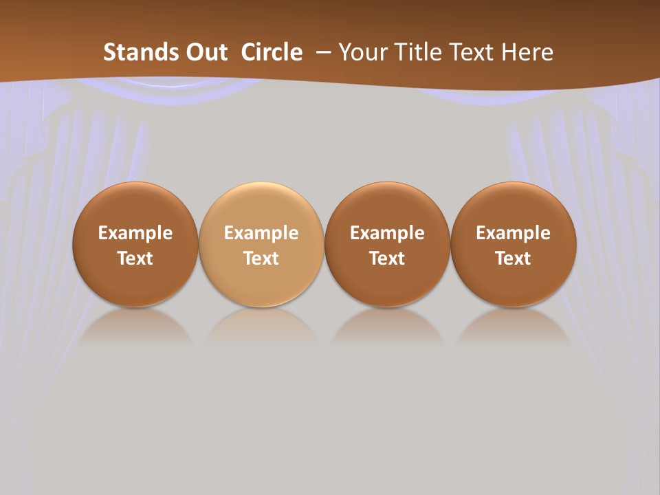 Decoration Cream Background PowerPoint Template