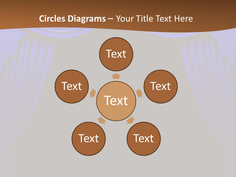 Decoration Cream Background PowerPoint Template