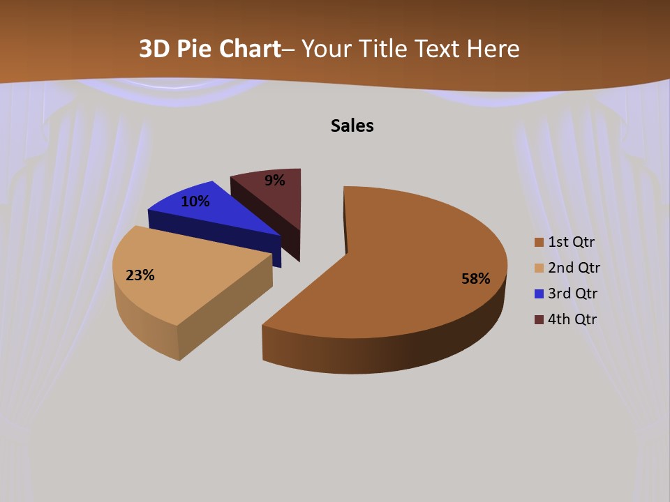 Decoration Cream Background PowerPoint Template