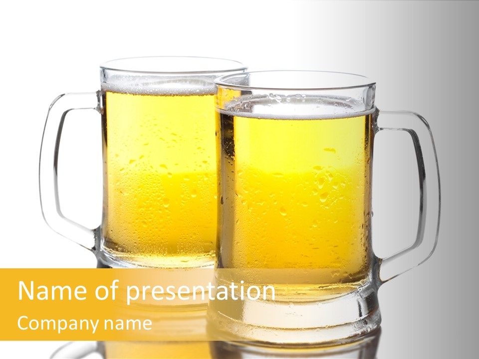 Ale Wet Alcohol PowerPoint Template