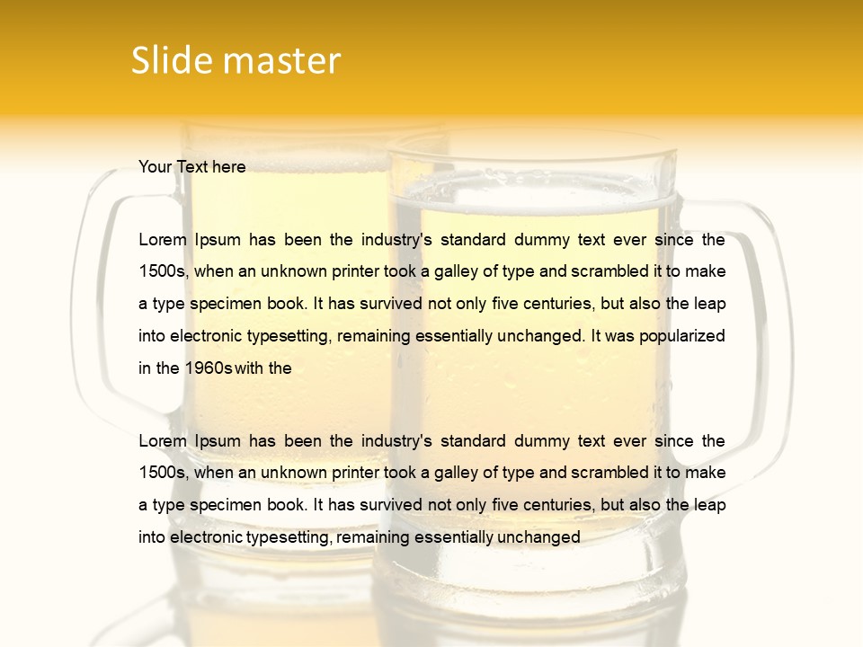 Ale Wet Alcohol PowerPoint Template