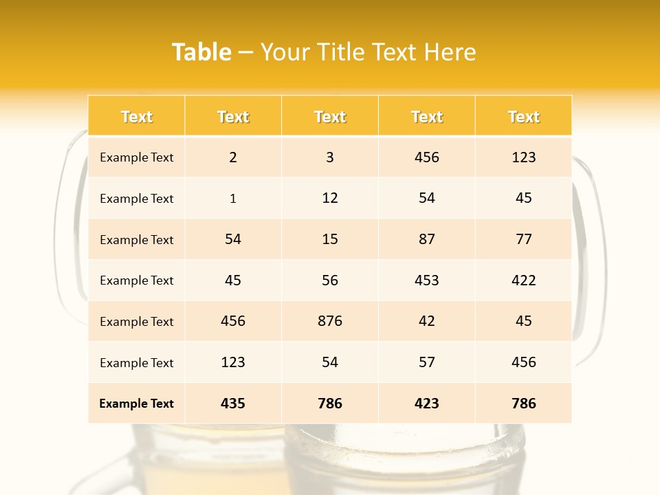 Ale Wet Alcohol PowerPoint Template