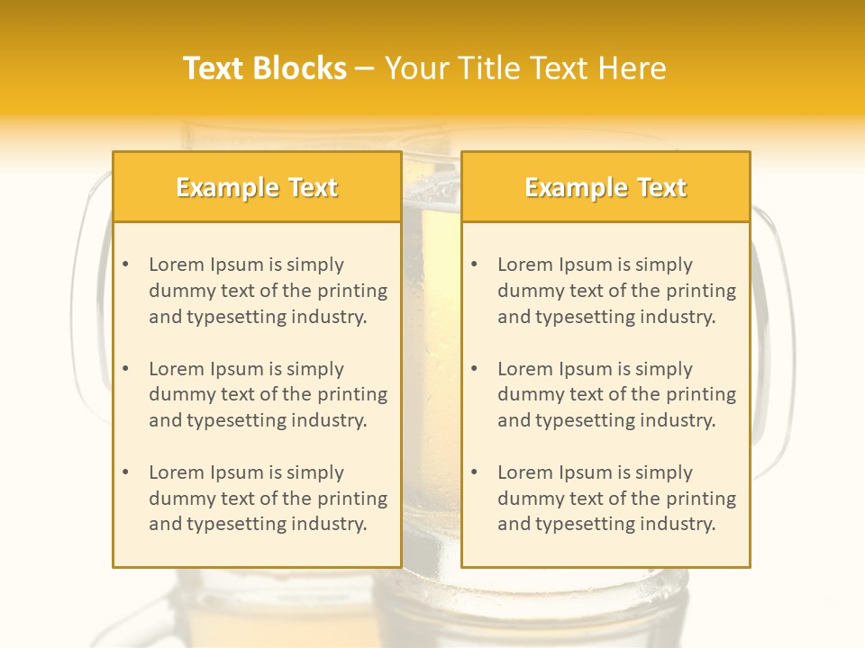 Ale Wet Alcohol PowerPoint Template