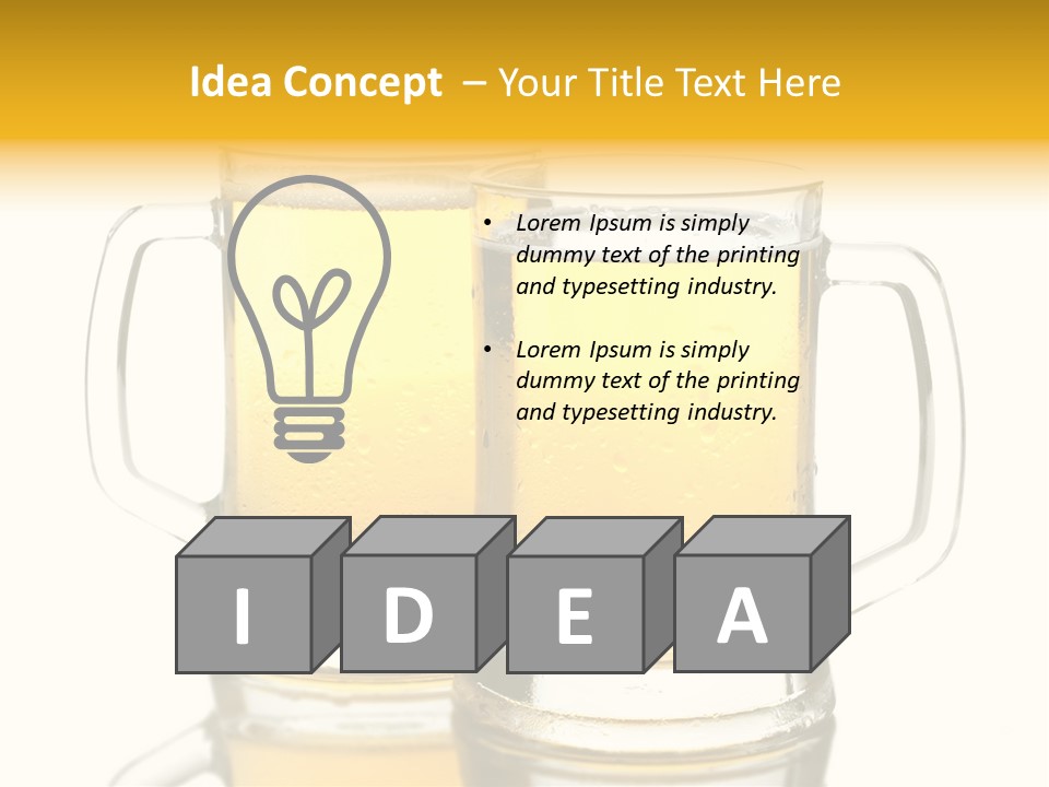 Ale Wet Alcohol PowerPoint Template