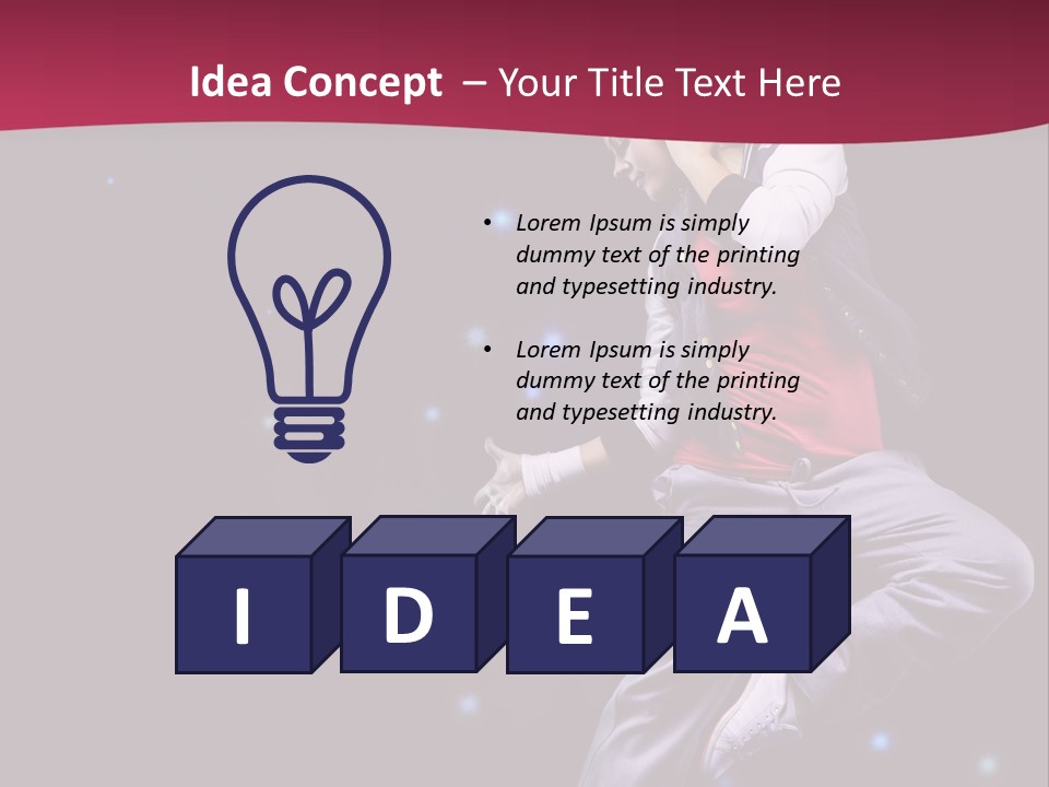 Tint Hue Gradient PowerPoint Template