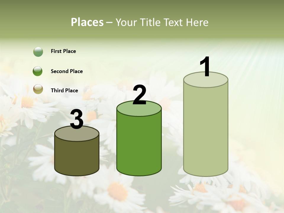 Beautiful Rain Stalk PowerPoint Template