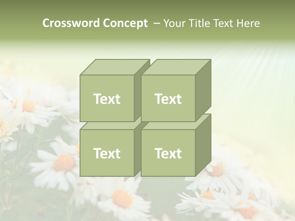 Beautiful Rain Stalk PowerPoint Template