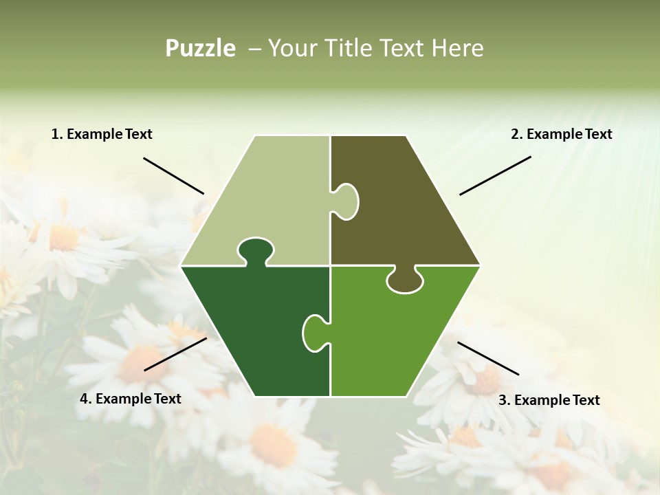 Beautiful Rain Stalk PowerPoint Template