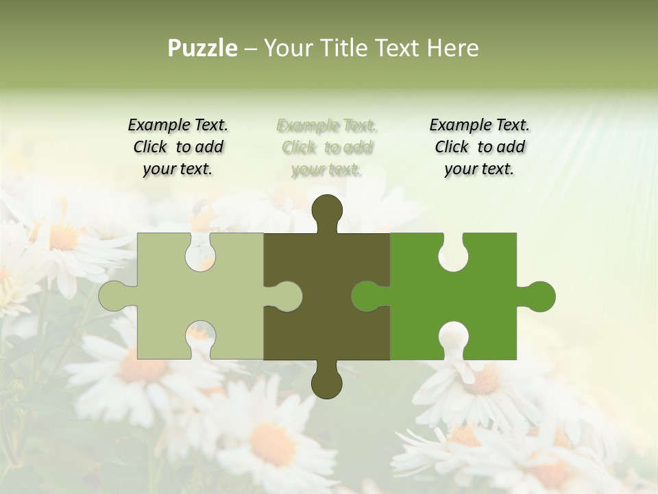 Beautiful Rain Stalk PowerPoint Template