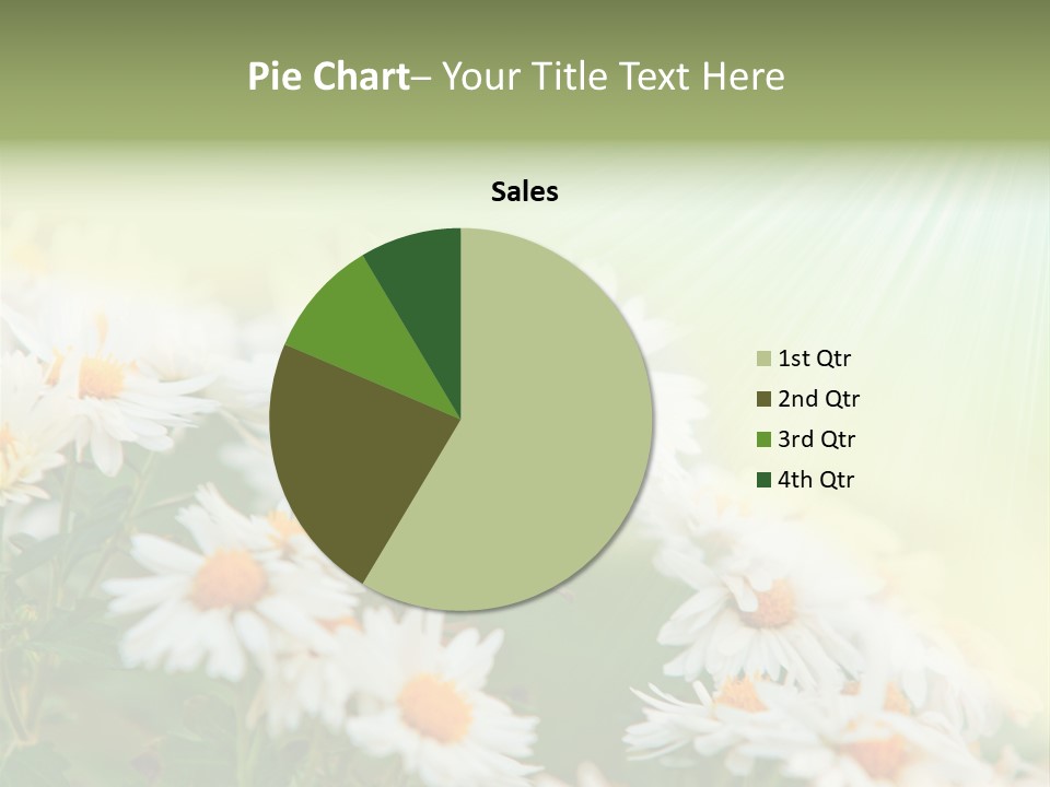Beautiful Rain Stalk PowerPoint Template