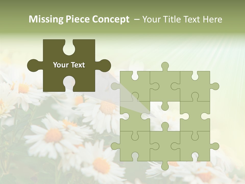 Beautiful Rain Stalk PowerPoint Template