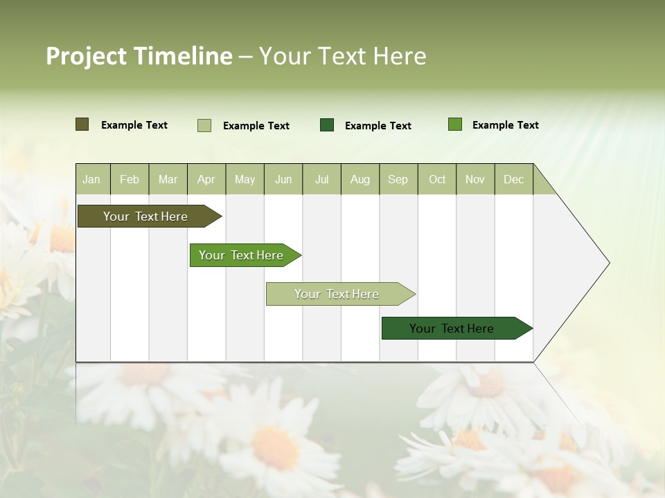 Beautiful Rain Stalk PowerPoint Template