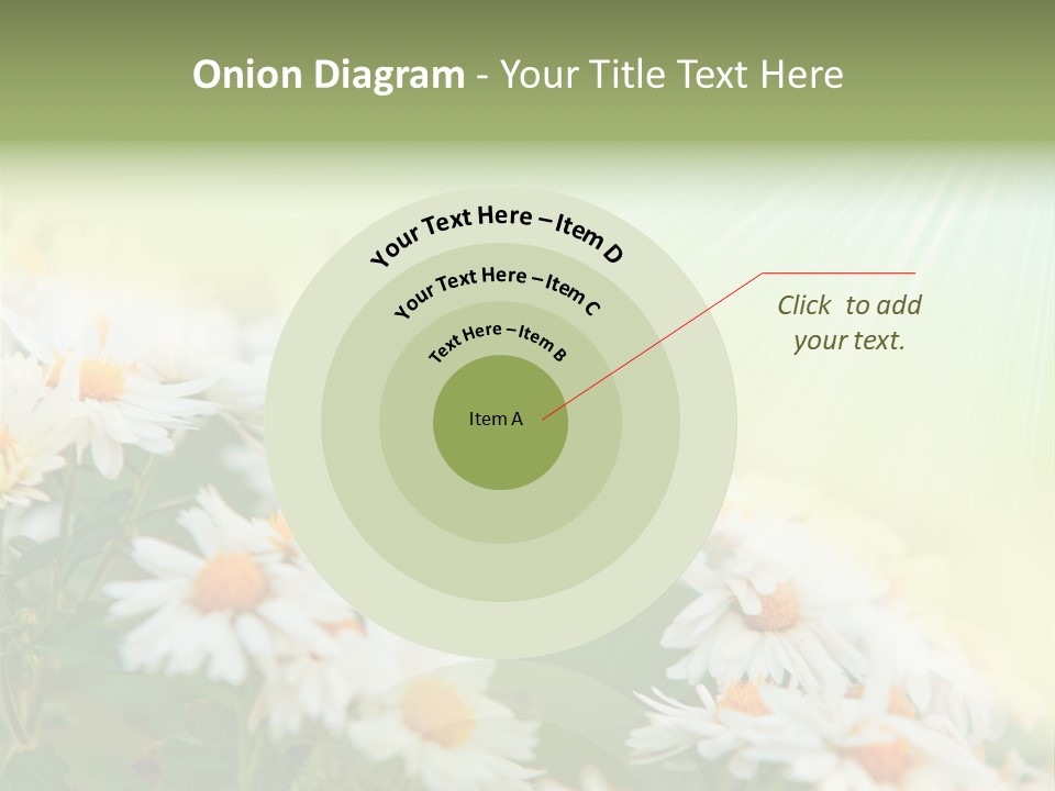 Beautiful Rain Stalk PowerPoint Template