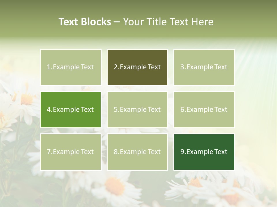 Beautiful Rain Stalk PowerPoint Template