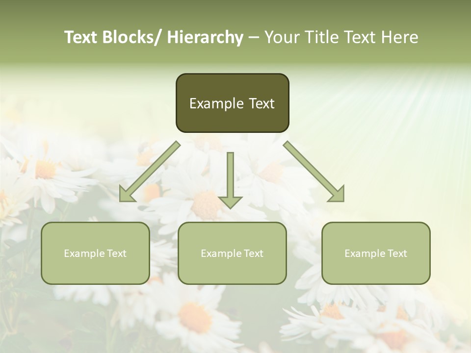 Beautiful Rain Stalk PowerPoint Template