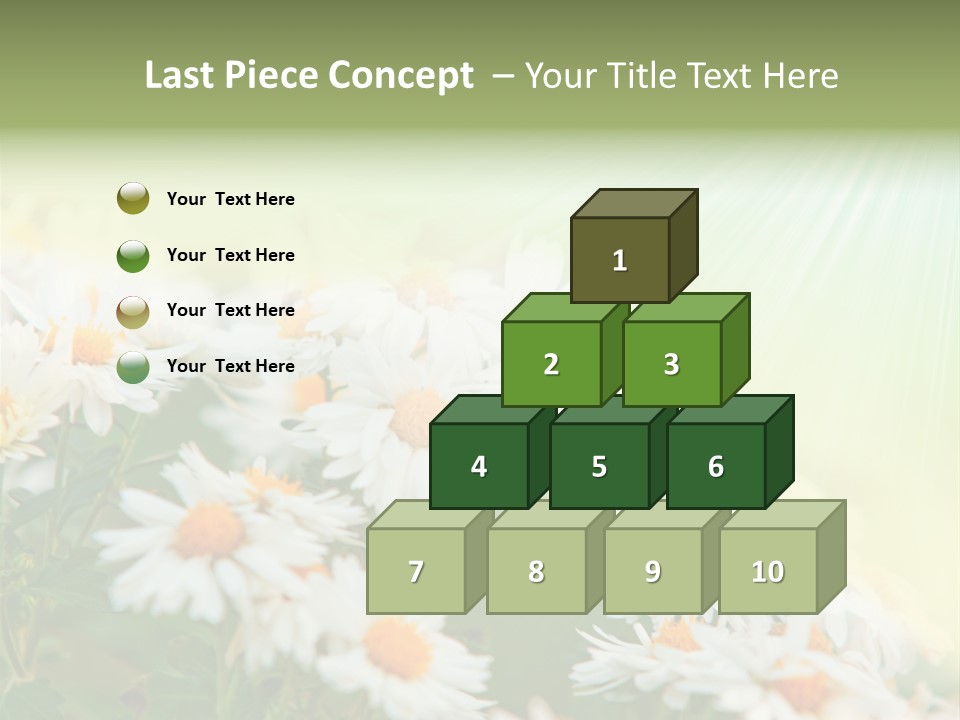 Beautiful Rain Stalk PowerPoint Template