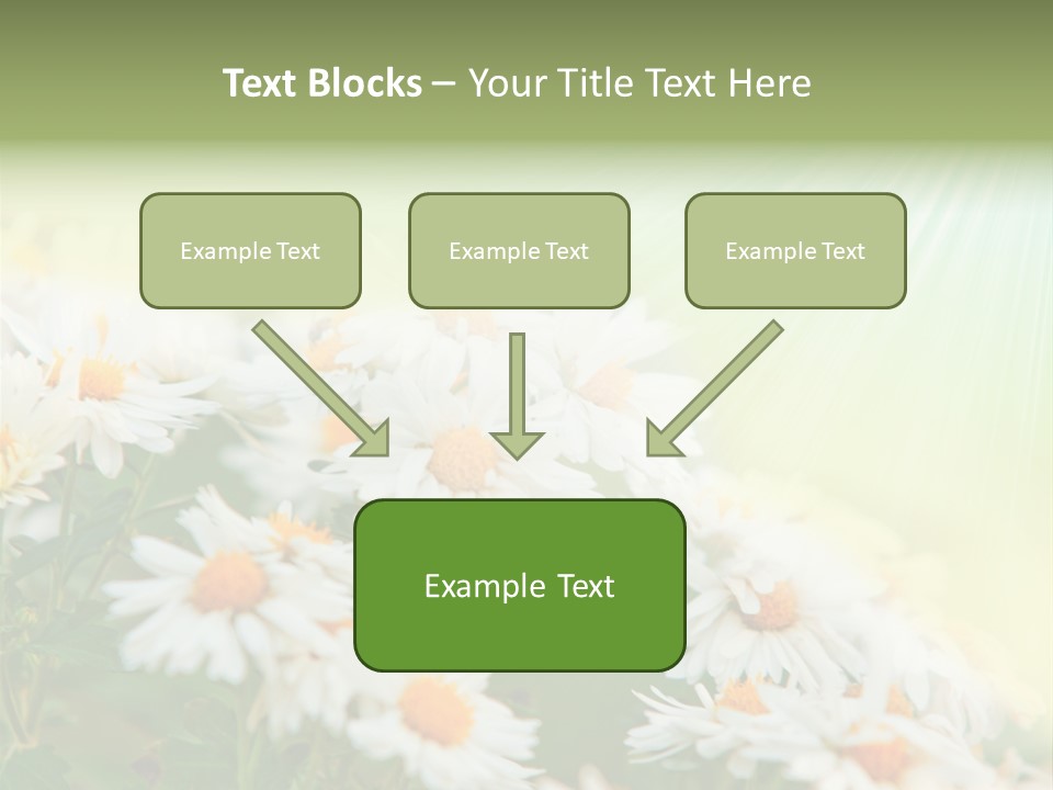 Beautiful Rain Stalk PowerPoint Template