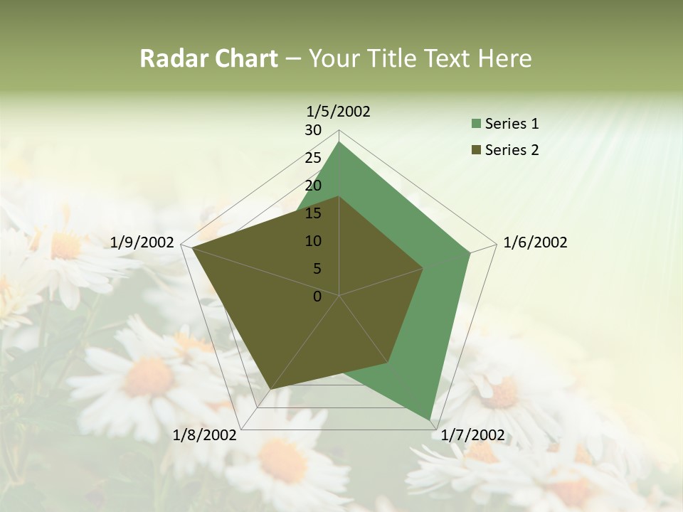 Beautiful Rain Stalk PowerPoint Template