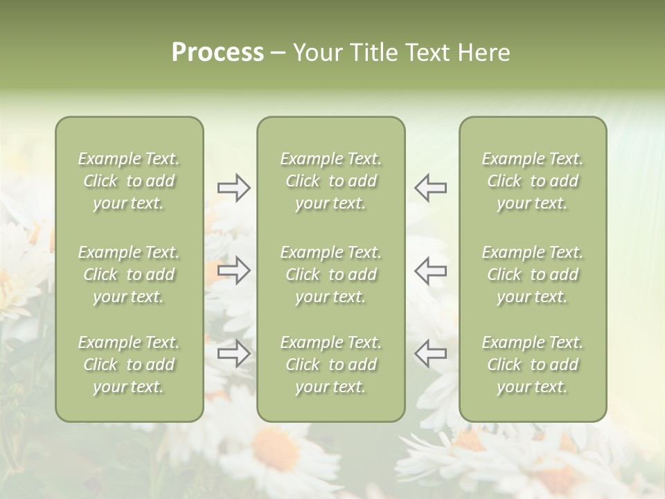 Beautiful Rain Stalk PowerPoint Template