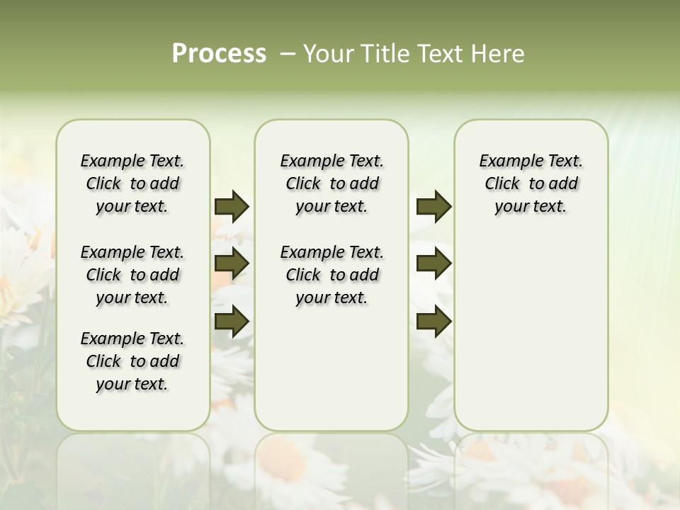 Beautiful Rain Stalk PowerPoint Template