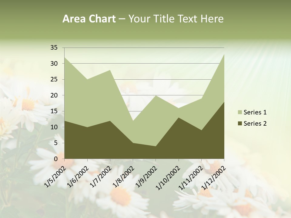 Beautiful Rain Stalk PowerPoint Template