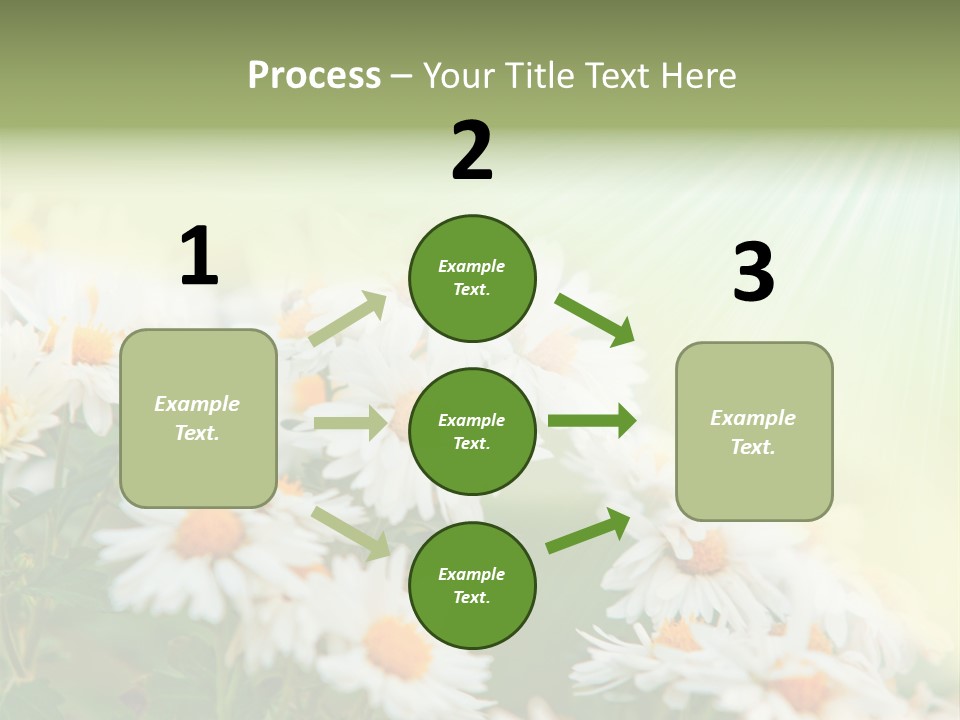 Beautiful Rain Stalk PowerPoint Template