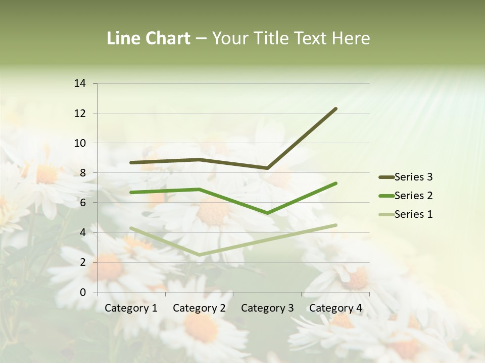Beautiful Rain Stalk PowerPoint Template