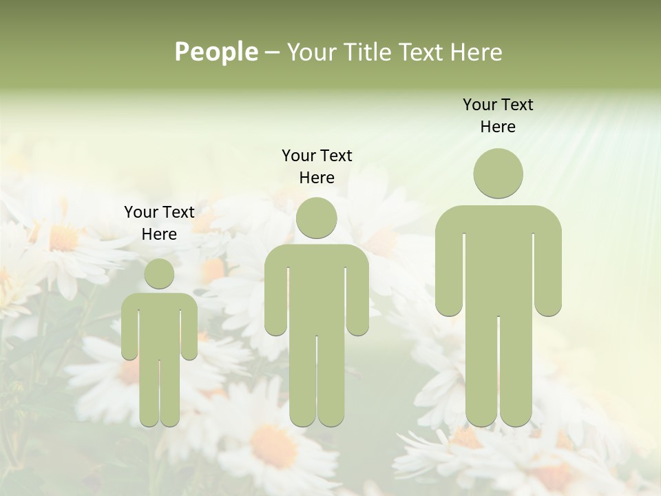 Beautiful Rain Stalk PowerPoint Template