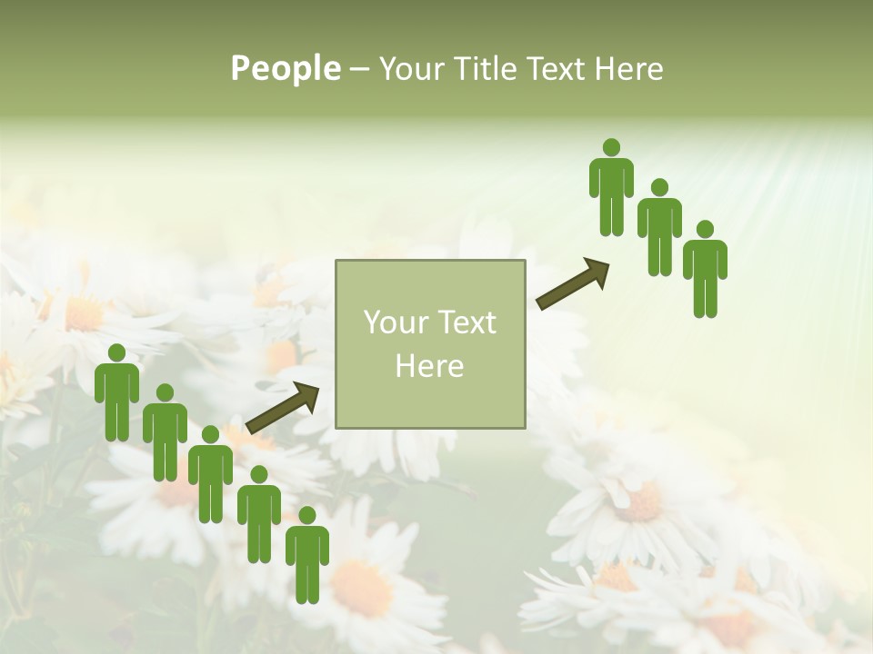 Beautiful Rain Stalk PowerPoint Template