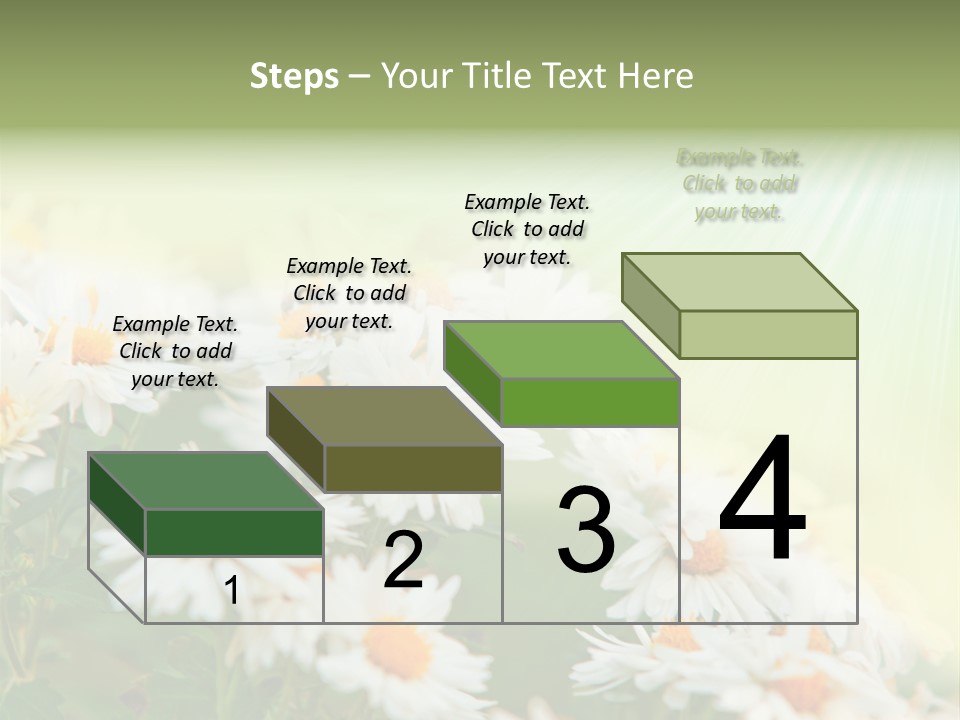 Beautiful Rain Stalk PowerPoint Template