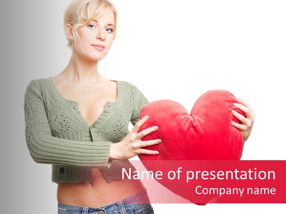 Happy Dream Lady PowerPoint Template