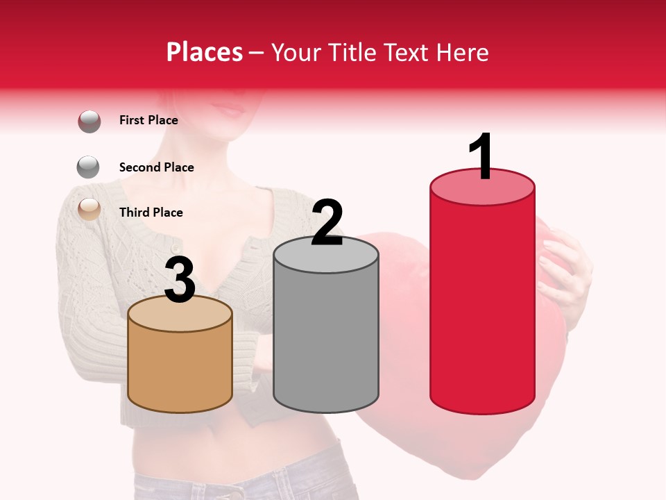 Happy Dream Lady PowerPoint Template