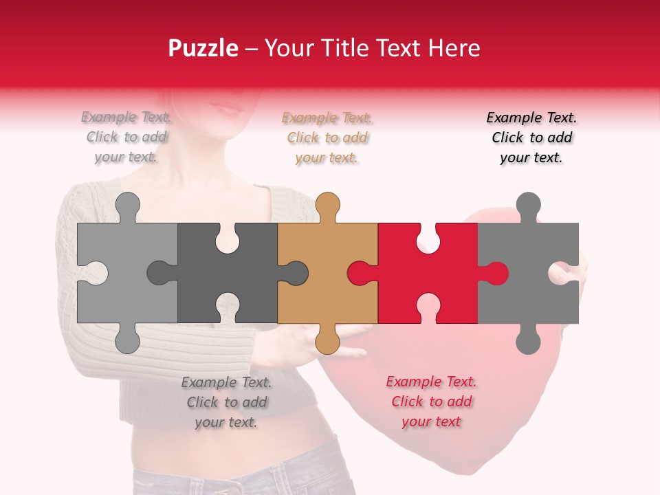 Happy Dream Lady PowerPoint Template