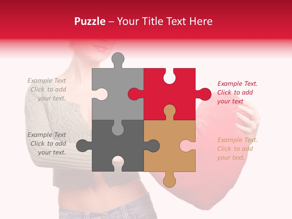 Happy Dream Lady PowerPoint Template