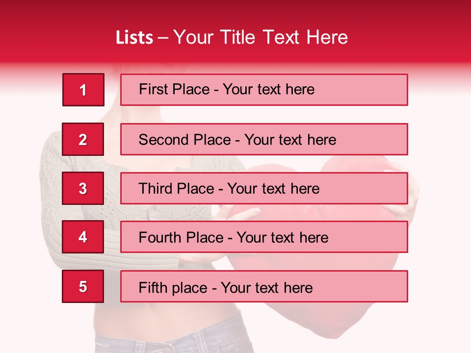 Happy Dream Lady PowerPoint Template